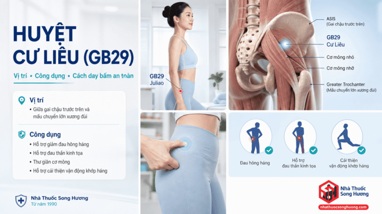 huyệt cư liêu vị trí công dụng cách bấm