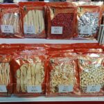 Các vị thuốc bắc khô đóng gói